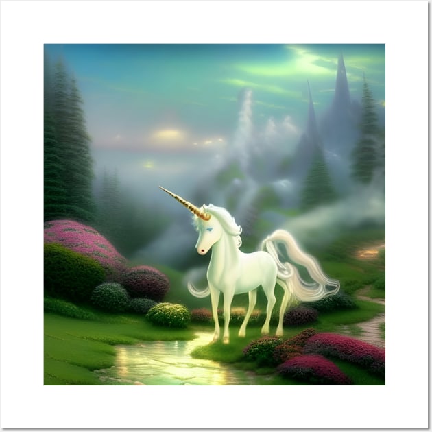 Majestic unicorn Wall Art by Roguex